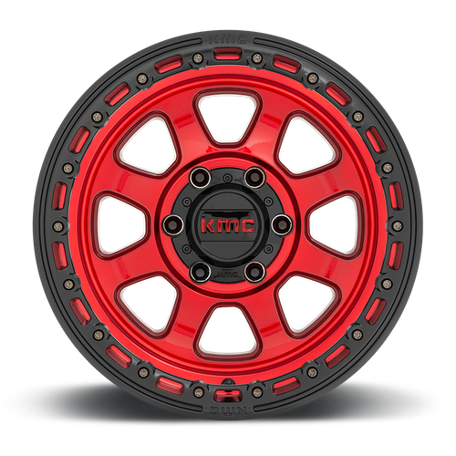 KM548 17X9 5X5.0 C-RED BLK-LP -12MM