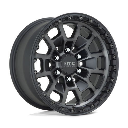 KM718 17X8.5 6X5.5 S-BLK GTCC 18MM