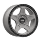 KM721 16X7 5X4.5 S-GRAY BLK LP 15MM