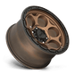 KM541 17X9 6X5.5 M-BRZ BLK LP -12MM