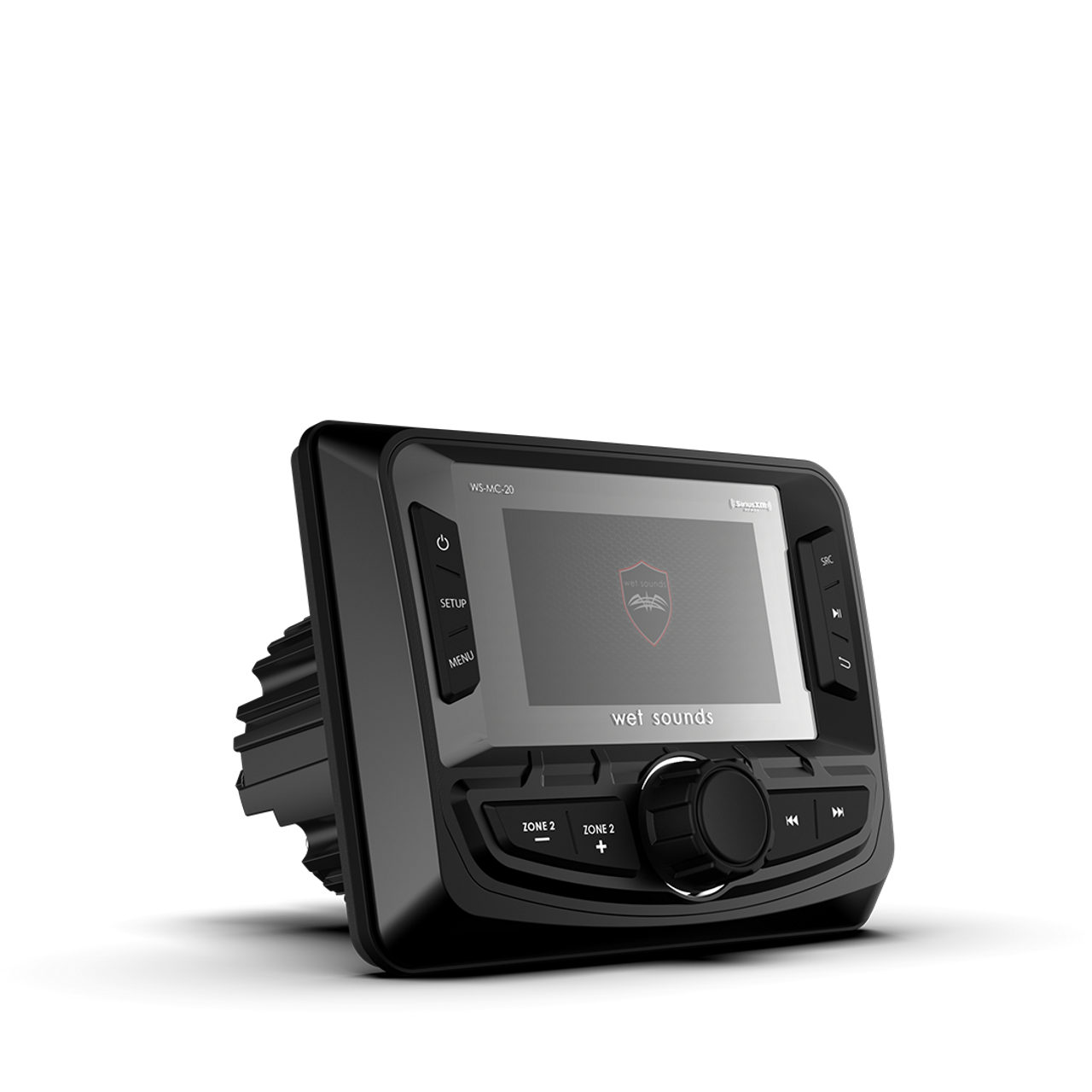 Wet Sounds Compact 2-Zone Media Receiver Source Unit with SiriusXM-Ready and NMEA 2000 Connectivity | WS-MC-20