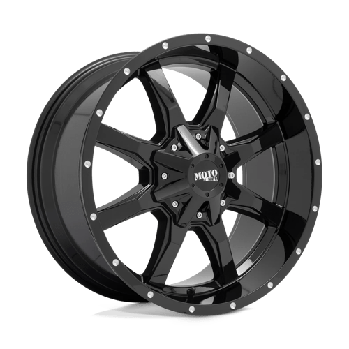 MO970 20X10 8X170 G-BLK MILL LIP -24MM