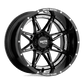 MO993 18X8.5 6X5.5 G-BLK MILL 18MM
