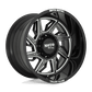 MO997 20X10 6X135 G-BLK MILL -18MM LEFT