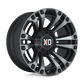 XD851 20X10 5X5.0/5.5 S-BLK GTCC -18MM