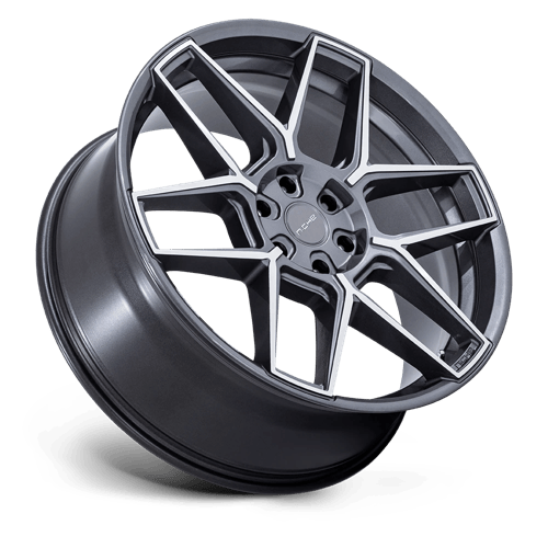 RISE 22X9.5 5X112 66 +20 ANTH MACH-FC