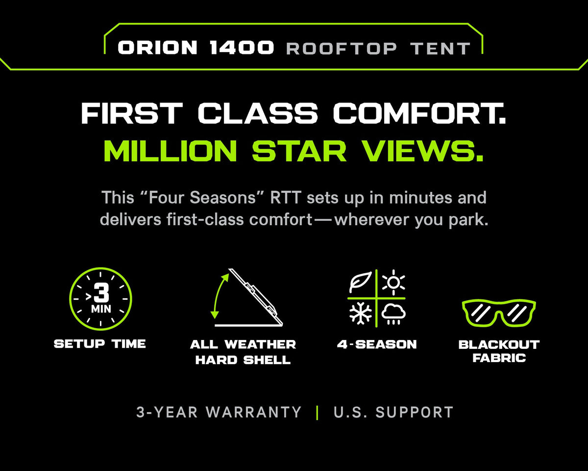 Orion 1400 Rooftop Tent