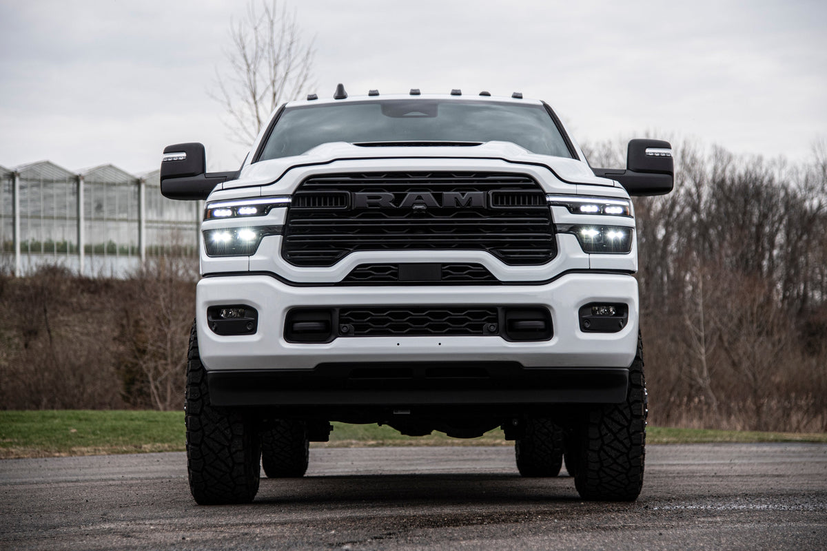 BDS Suspension 4 Inch Lift Kit w/ 4-Link | Extended Travel | Ram 3500 (25-27) 4WD | Diesel
