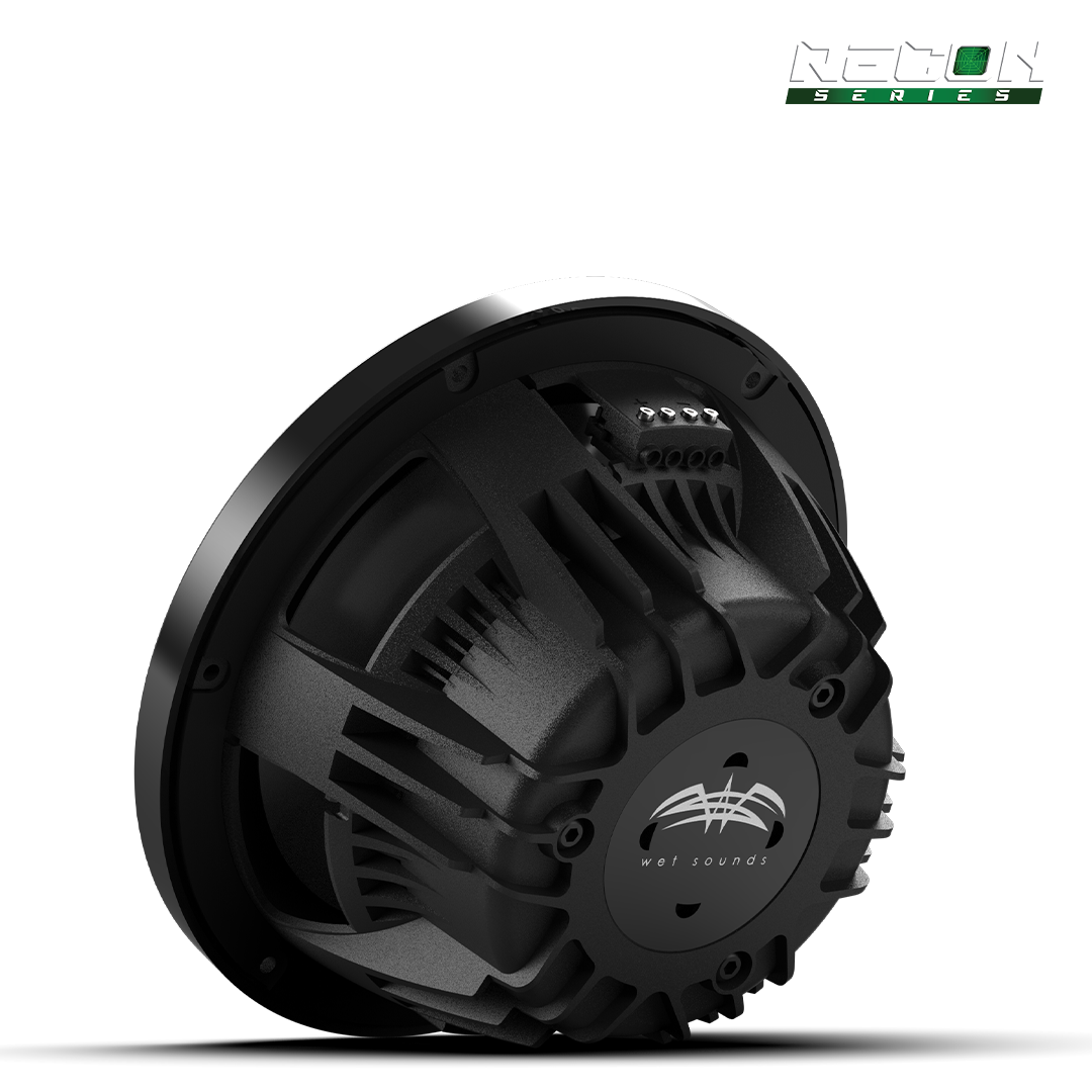 RECON 10 FA-BG | 10-inch Free-air Marine Subwoofer 4Ω Black with XS Black Grille