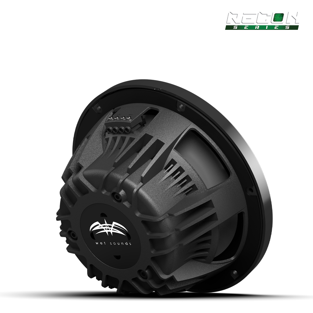 RECON 10 FA-BG | 10-inch Free-air Marine Subwoofer 4Ω Black with XS Black Grille