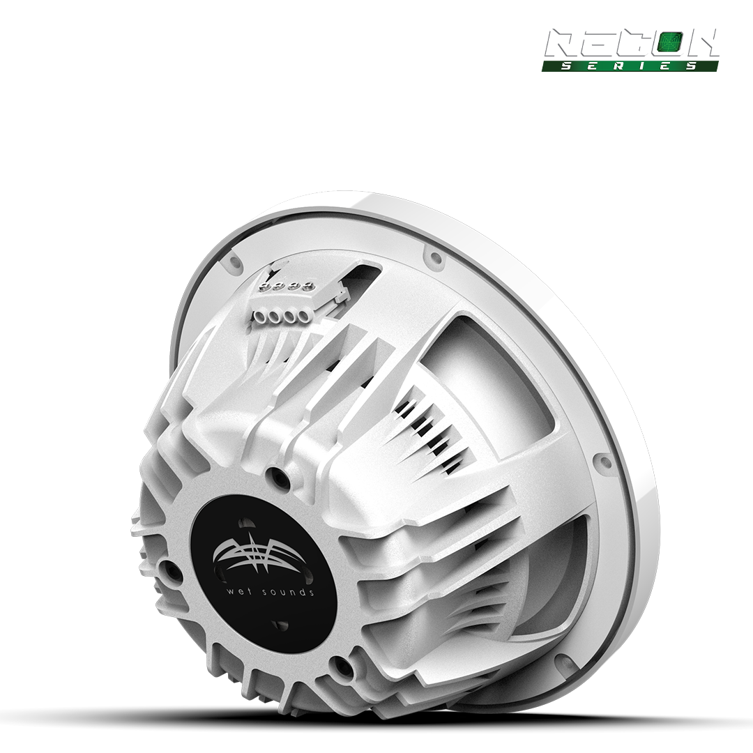 RECON 10 FA-XW-W | 10-inch Free-air Marine Subwoofer 4Ω White with XW White Grille