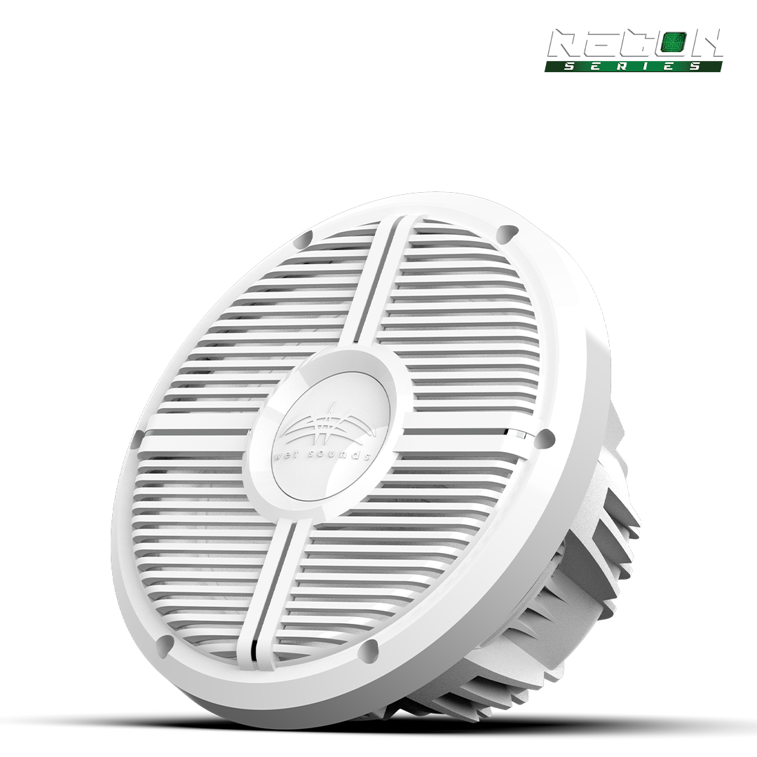 RECON 10 FA-XW-W | 10-inch Free-air Marine Subwoofer 4Ω White with XW White Grille