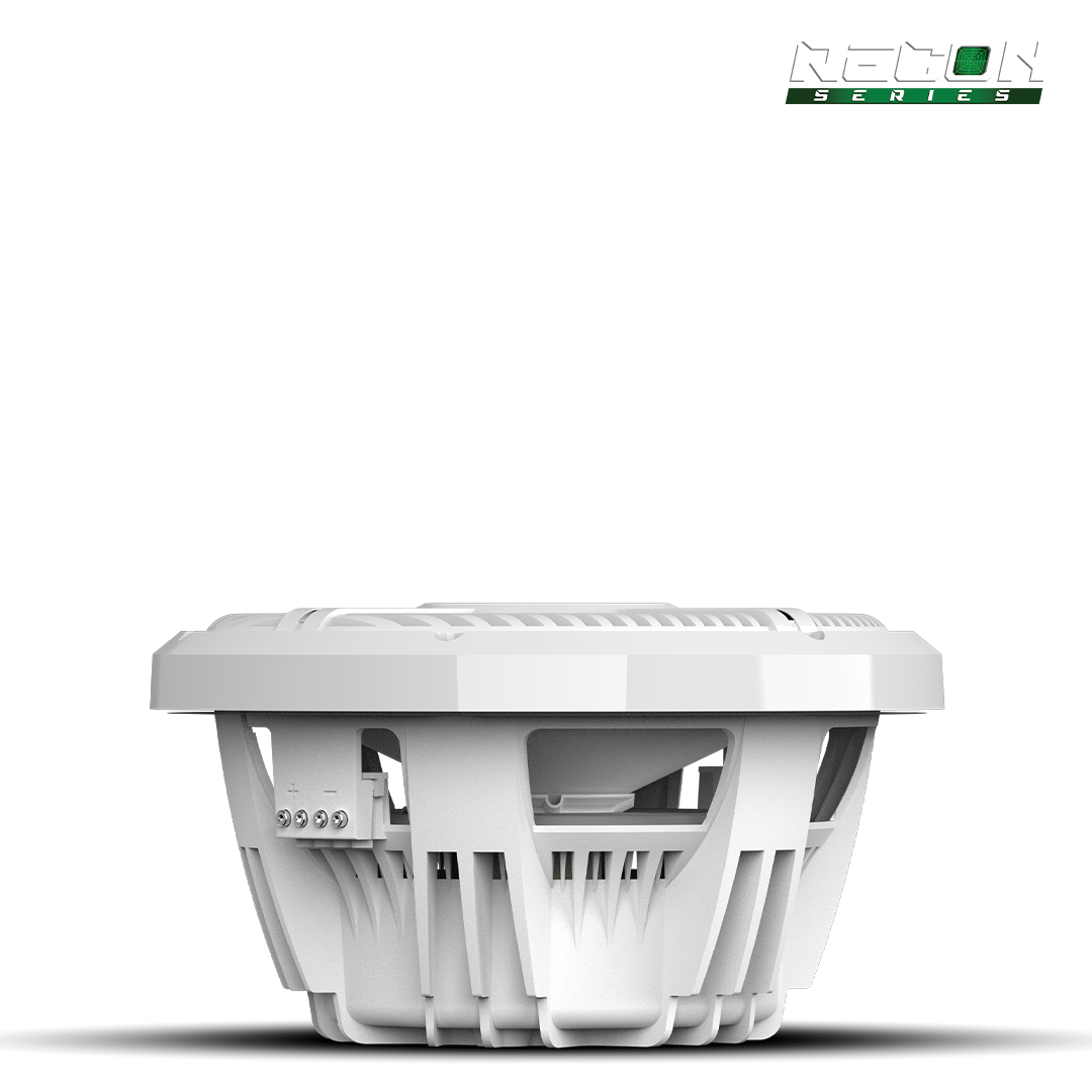 RECON 10 FA-XW-W | 10-inch Free-air Marine Subwoofer 4Ω White with XW White Grille