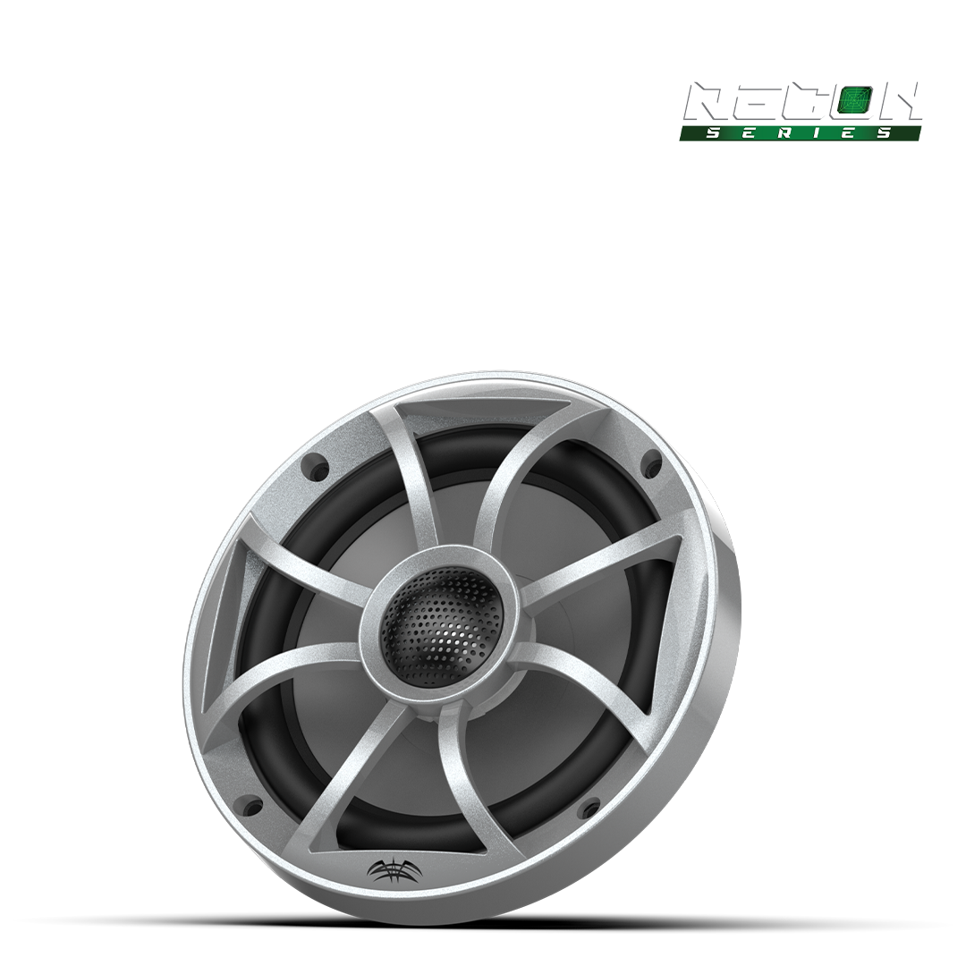 RECON 6-S RGB | 6.5-inch High-Output Component Style Coaxial Speakers w/ XS-Silver RGB Grilles