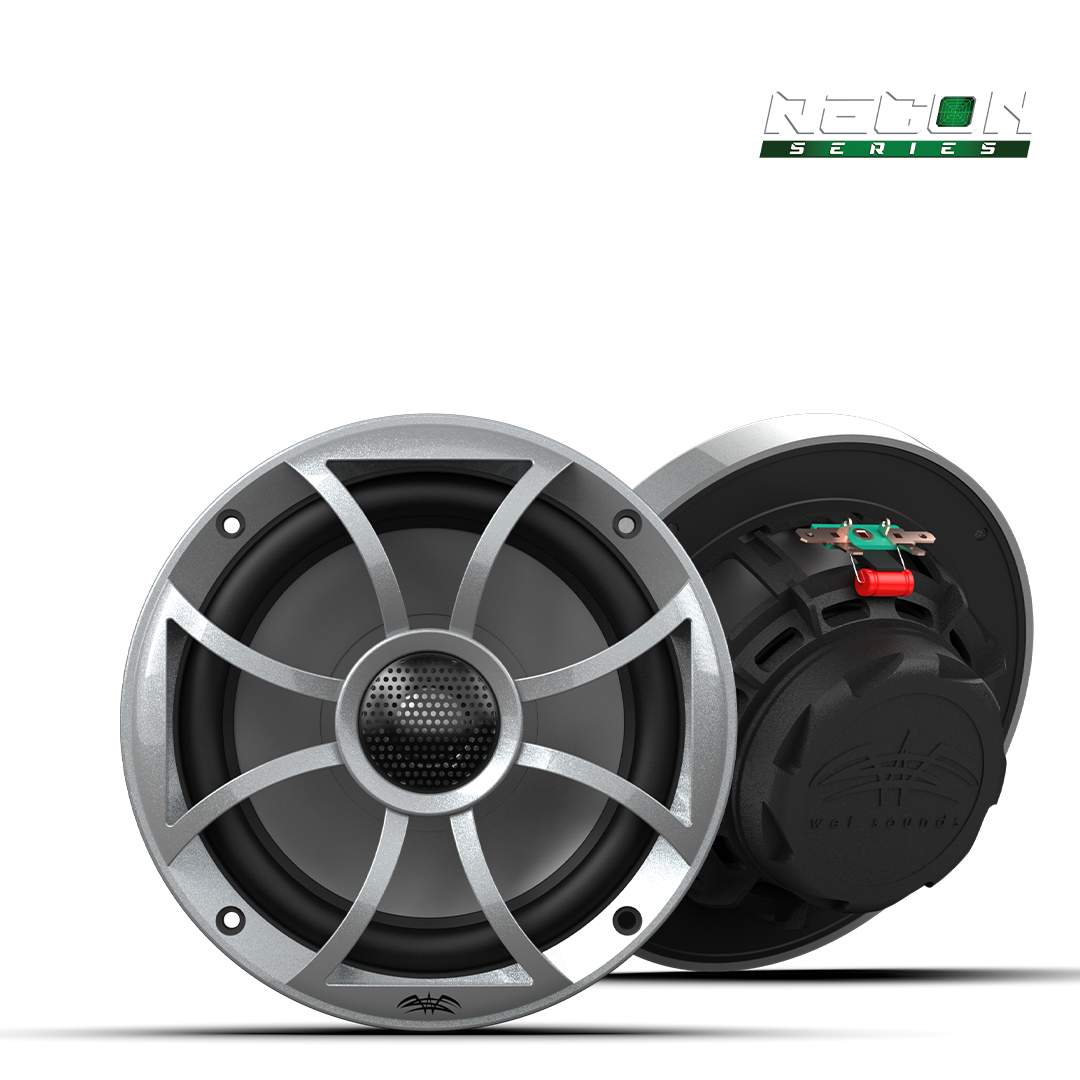 RECON 6-S | 6.5-inch High-Output Component Style Coaxial Speakers w/ XS-Silver Grilles