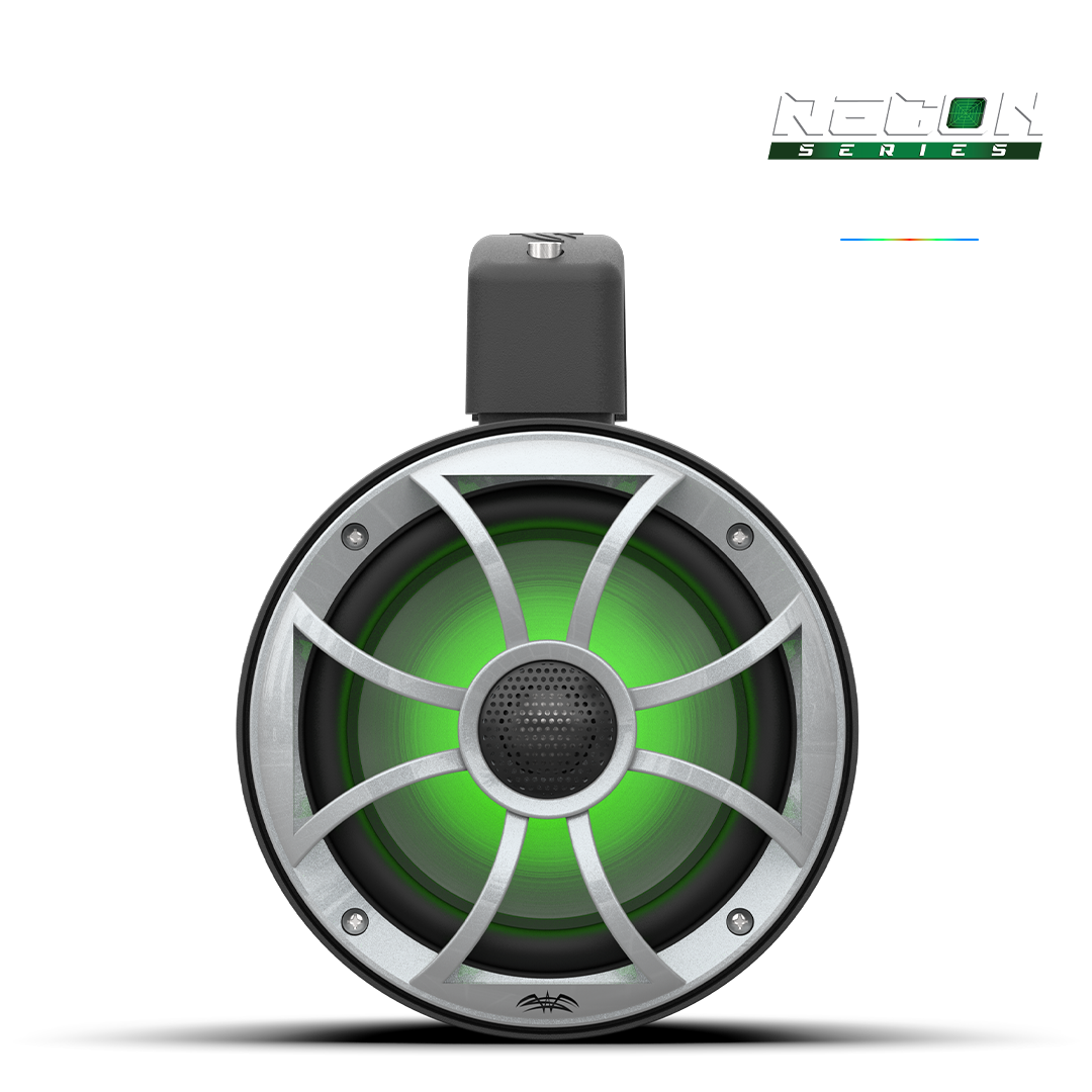 RECON 6 POD-B | 6.5-inch Coaxial Tower Speakers w/ XS-Silver RGB Grilles
