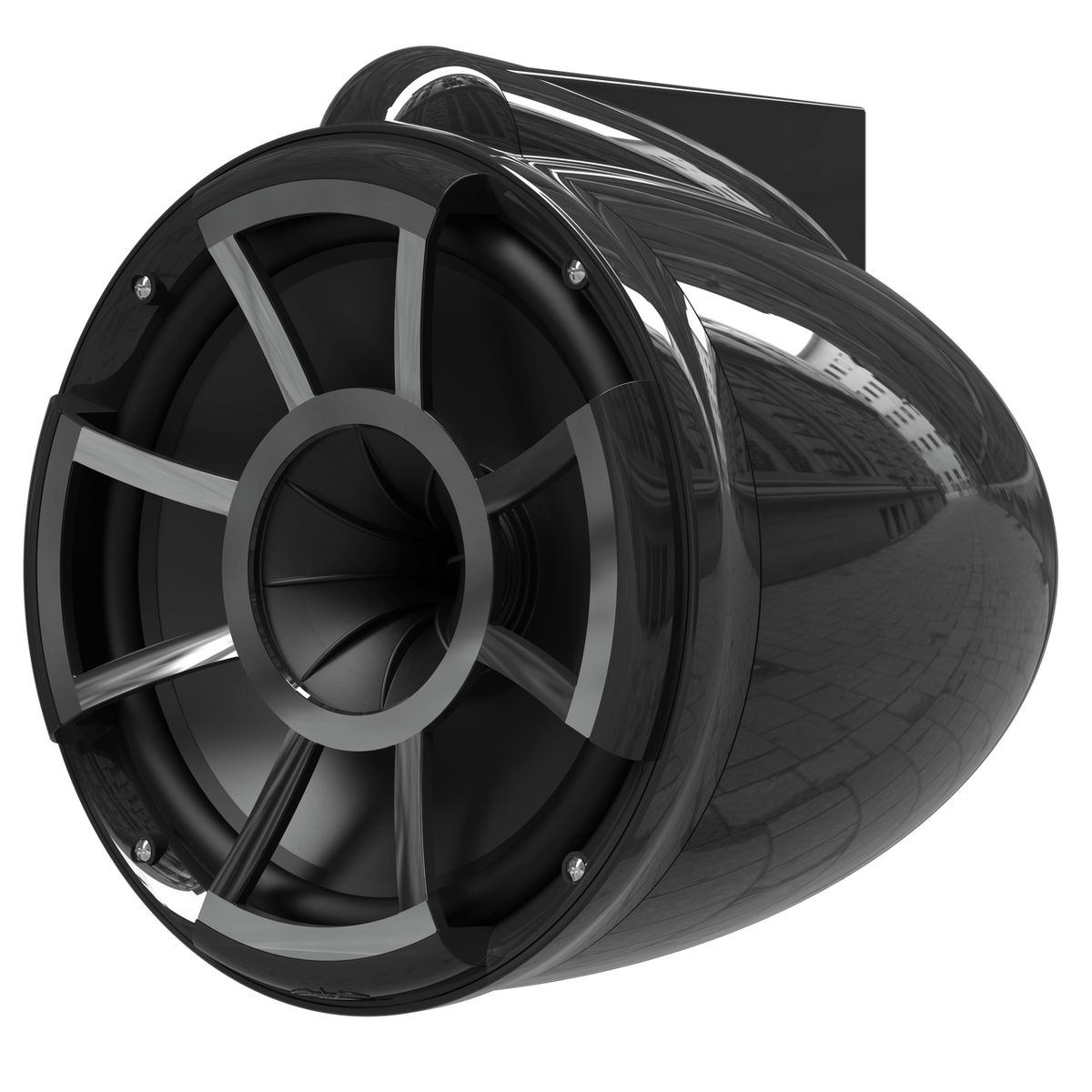 REV 10-B V2 | Gloss Black Revolution Series 10-inch Tower Speakers