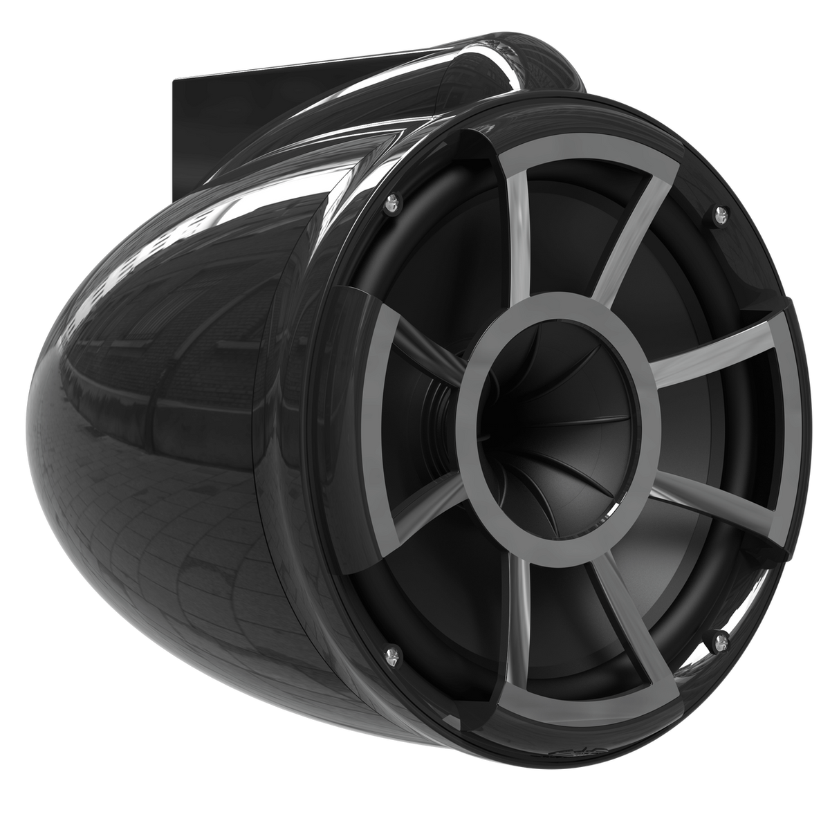 REV 10-B V2 | Gloss Black Revolution Series 10-inch Tower Speakers