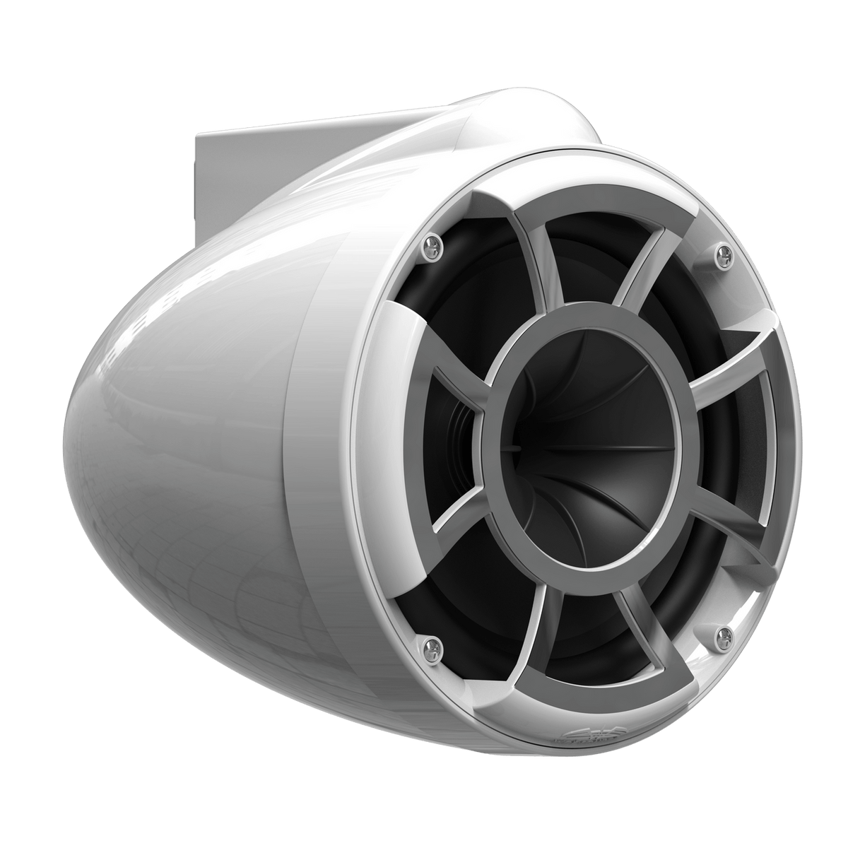 REV 8 W V2 | Gloss White Revolution Series 8-inch Tower Speakers