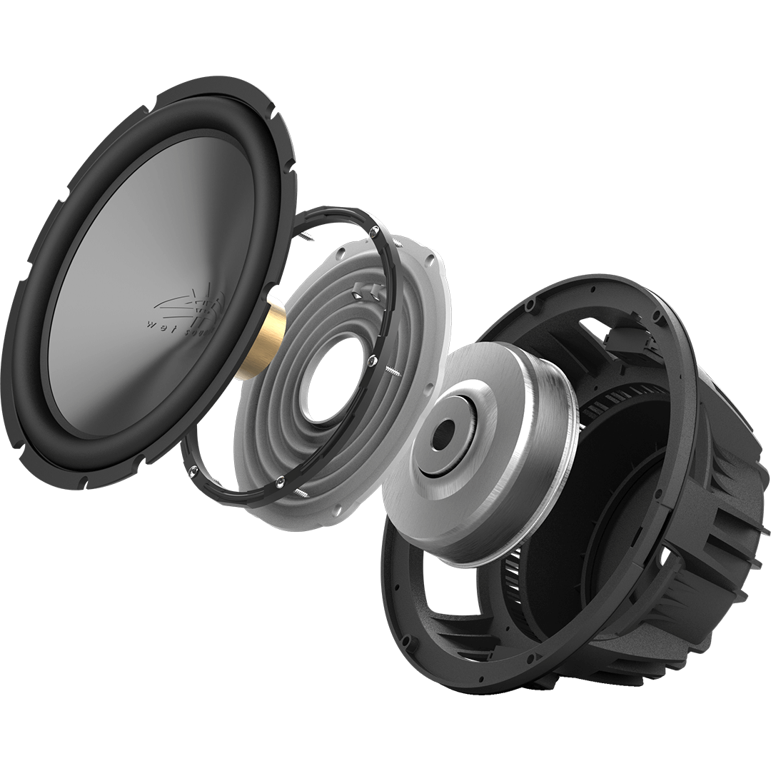 REVO 10 FA S4 V3 | REVO 10-inch Black Free-air 4Ω Marine Subwoofer