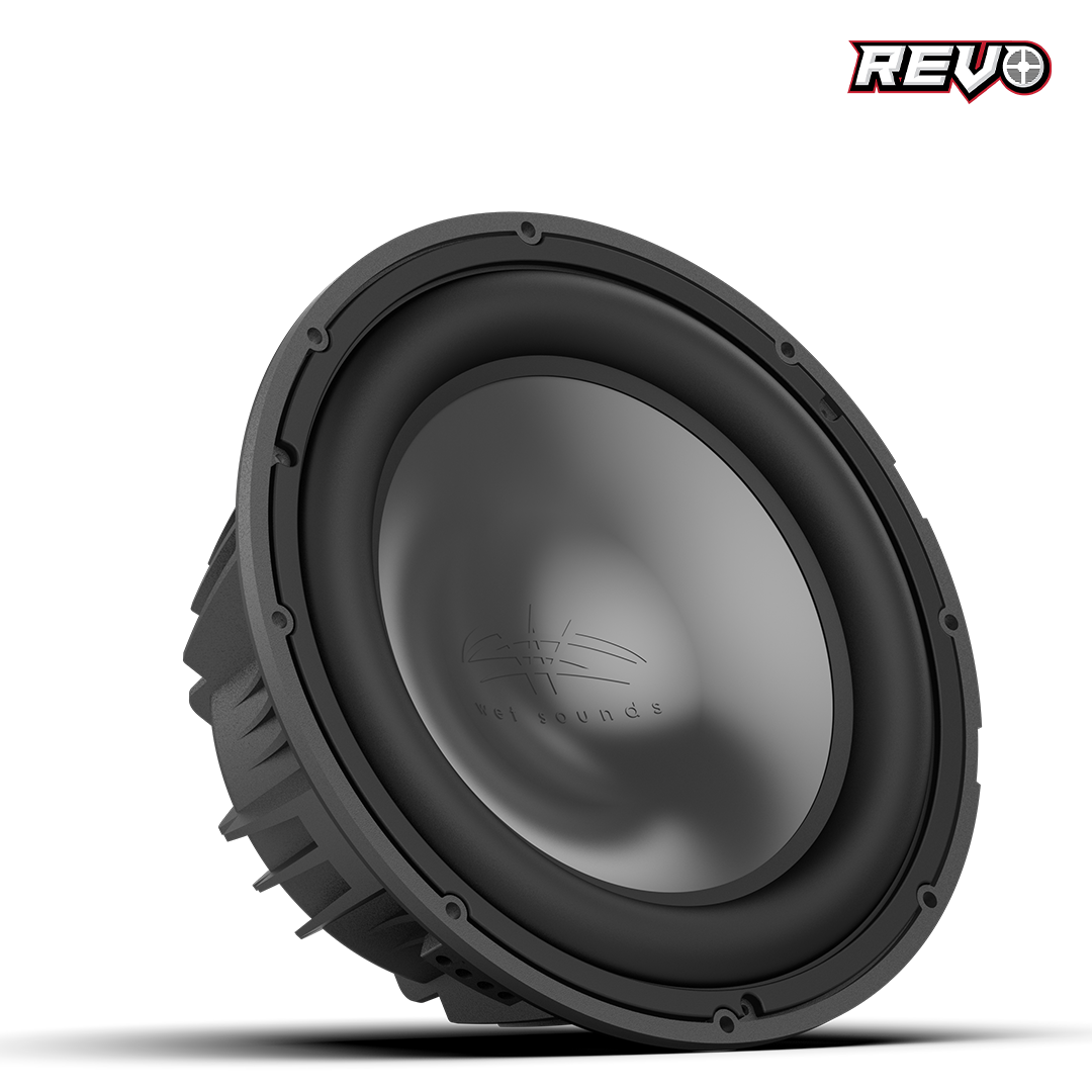 REVO 12 HP S4 V3 | 12-inch Marine Subwoofer – 4Ω Black