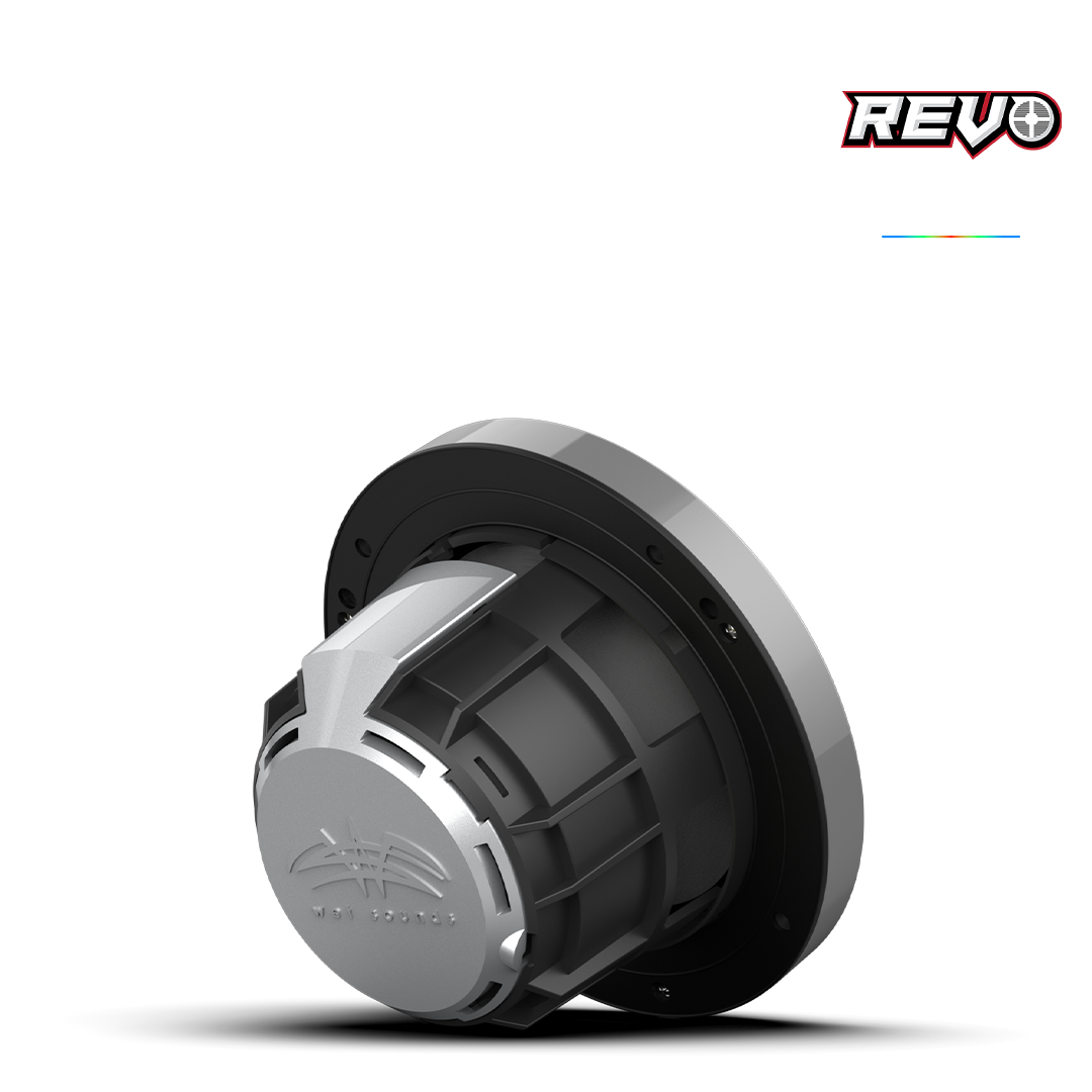 REVO 6 XS-G-SS V3 | REVO 6.5-inch Gunmetal Stainless Steel XS Coaxial Speakers