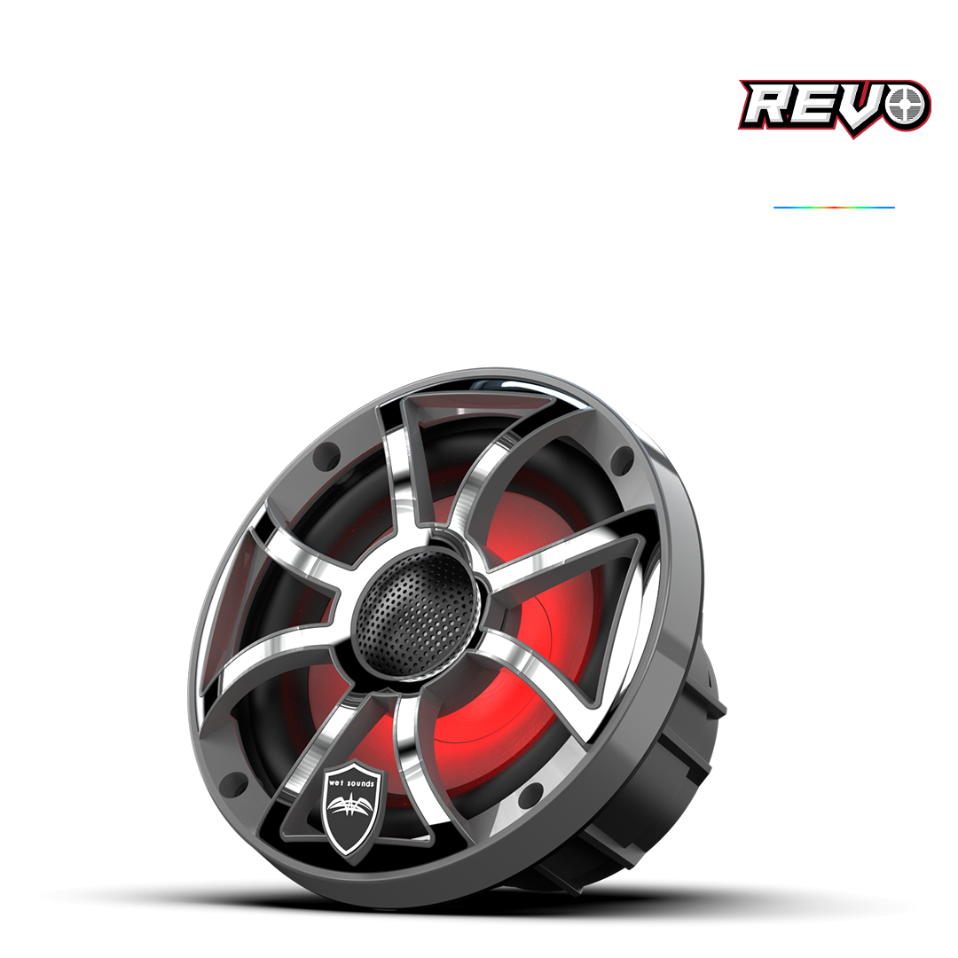 REVO 6 XS-G-SS V3 | REVO 6.5-inch Gunmetal Stainless Steel XS Coaxial Speakers