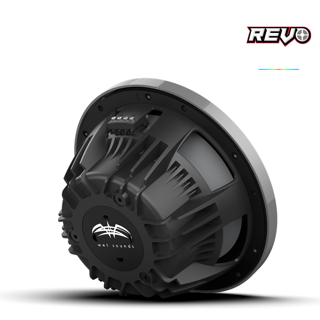 REVO CX-10 XS-S S2 | REVO 10-inch Silver Coaxial Speakers with Silver XS RGB Grilles