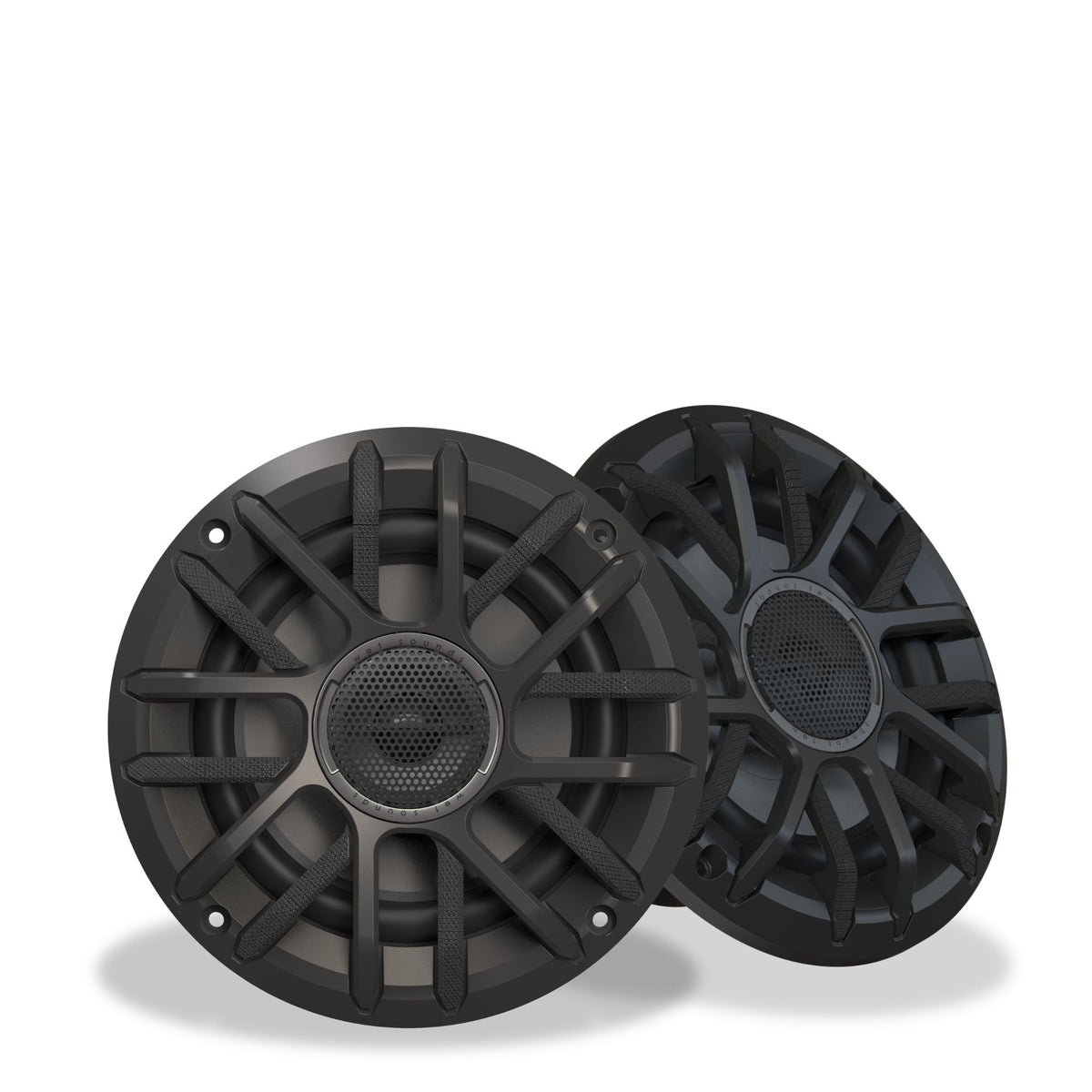 SCOUT 6 | 6.5" Coaxial Speakers in Dark Titanium and White
