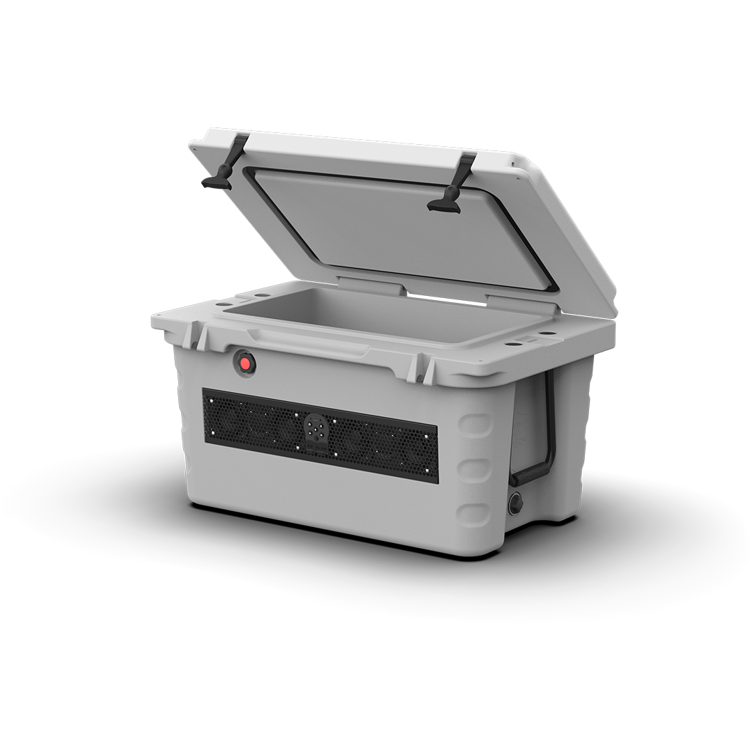 SHIVR-55-GRY | SHIVR-55 Battleship Gray Bluetooth Soundbar Cooler