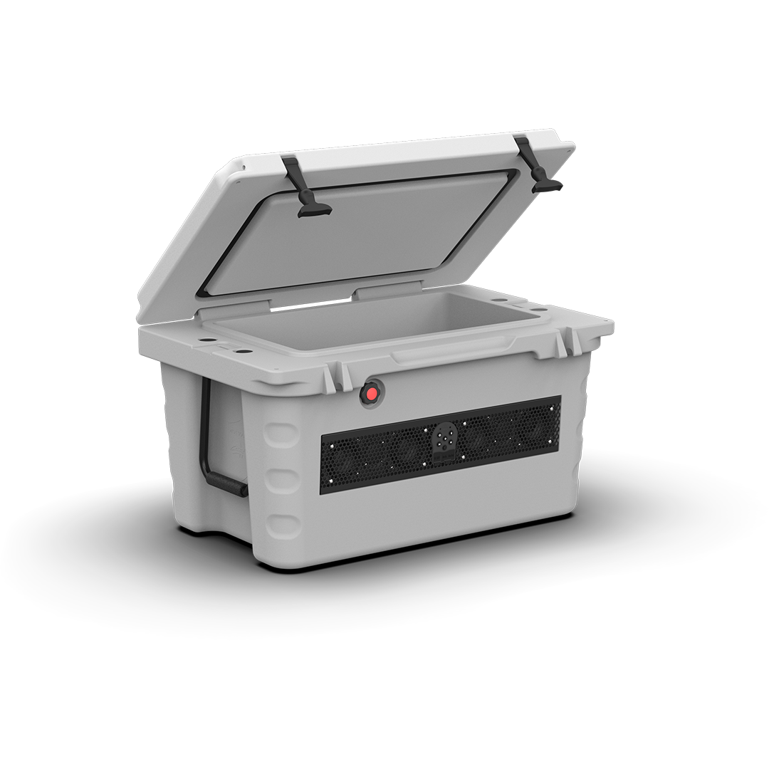 SHIVR-55-GRY | SHIVR-55 Battleship Gray Bluetooth Soundbar Cooler