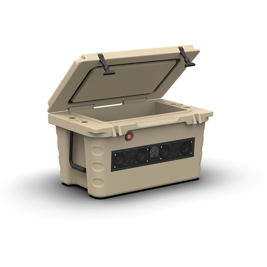 SHIVR-55-TAN | SHIVR-55 Desert Tan Bluetooth Soundbar Cooler