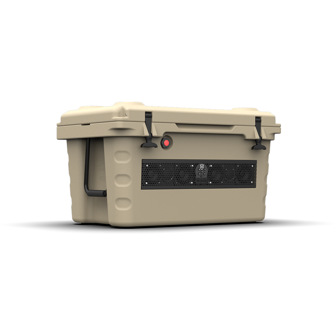 SHIVR-55-TAN | SHIVR-55 Desert Tan Bluetooth Soundbar Cooler