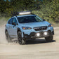 Rally Innovations Front Rally Light Bar Mount Kit with LED Lights for Subaru Crosstrek (2018-2020)