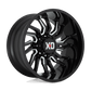 XD858 22X10 6X135 GLOSS BLACK MILL -18MM