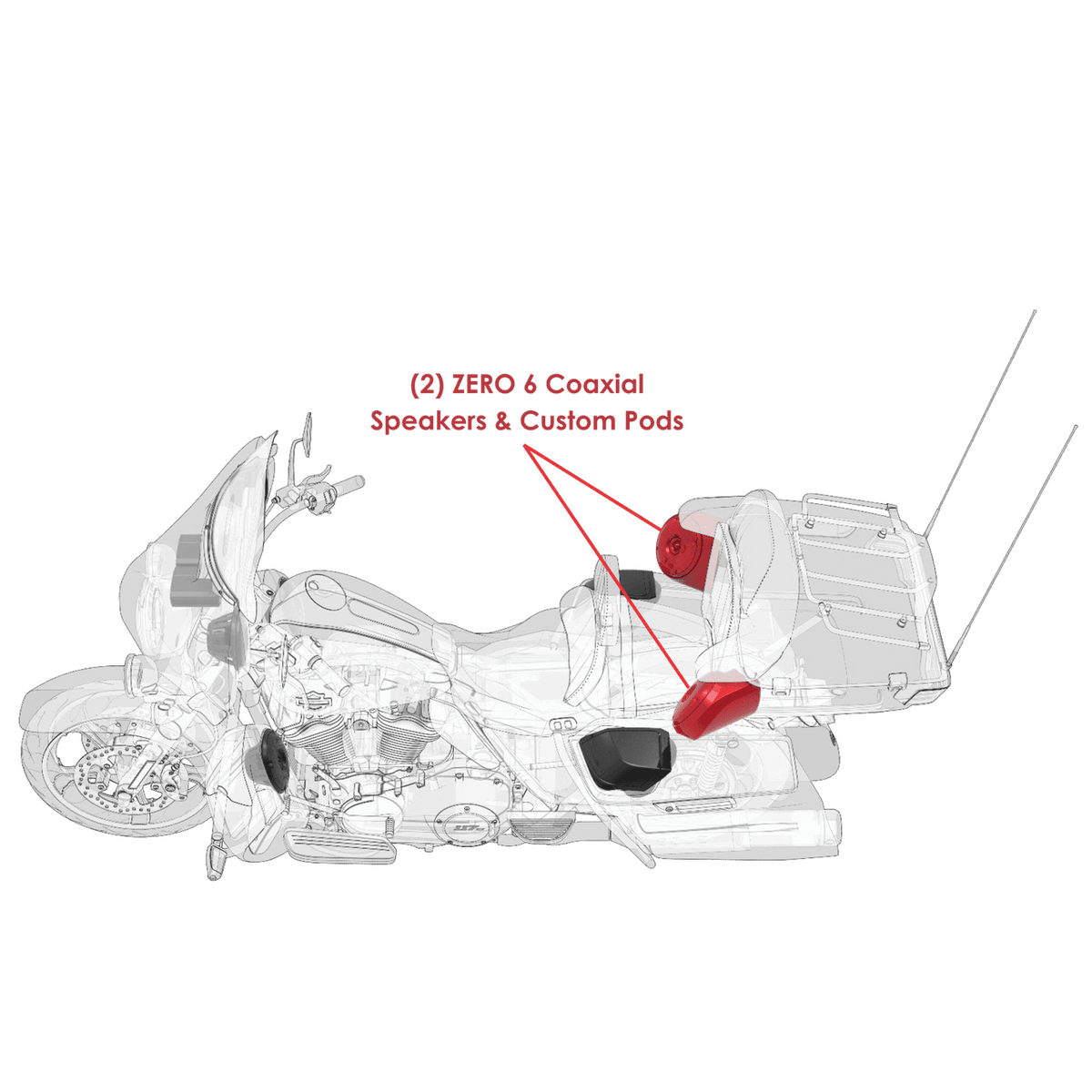WS-HAR-TPK | Tour-Pak Audio Kit – Harley-Davidson Upgrade System