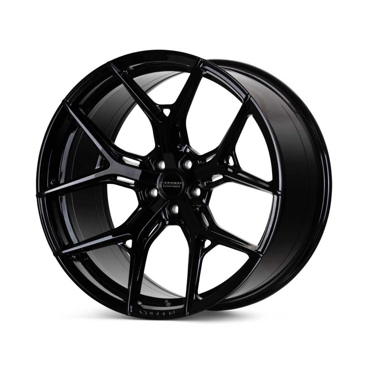 Vossen HF5 Gloss Black Wheel (24x10 5X120 ET +32 DEEP) - Trucks R Us