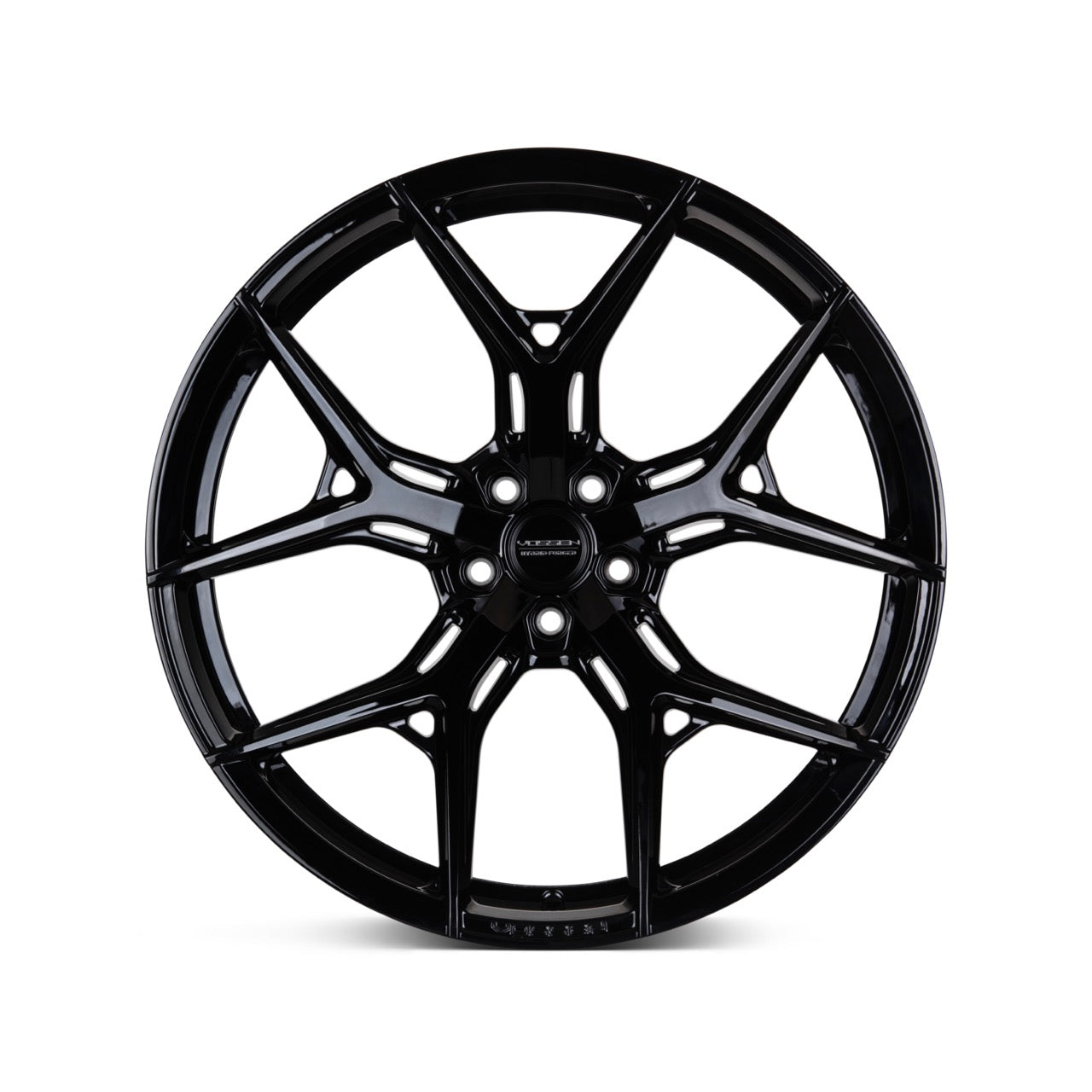 Vossen HF5 Gloss Black Wheel (24x10 5X120 ET +32 DEEP) - Trucks R Us