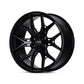 Vossen HF6-4 Satin Black Wheel (20X10 6X135 ET -18 SUPER DEEP) - Trucks R Us