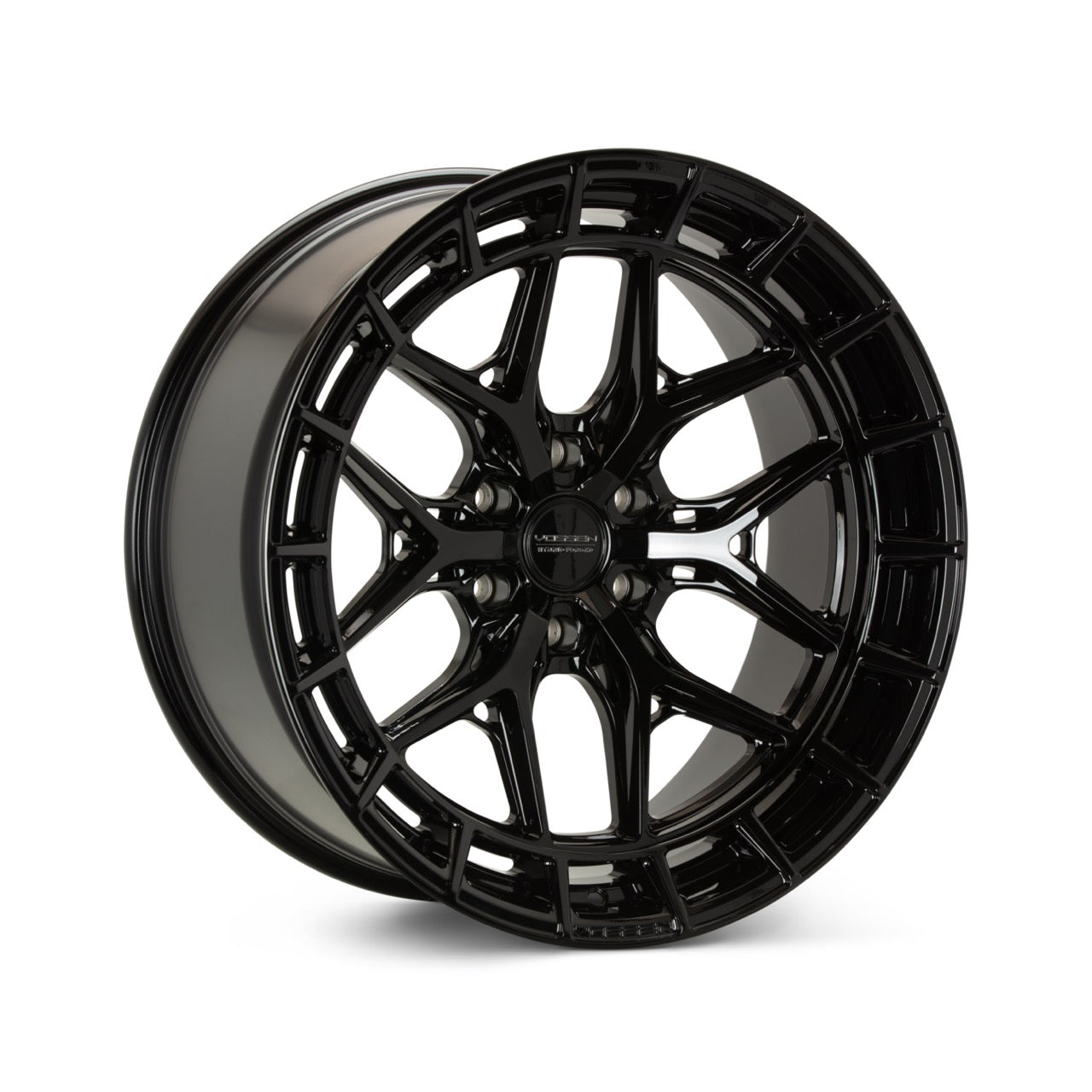 Vossen HFX1 Gloss Black Wheel (22X10.5 5X112 ET +25 DEEP) - Trucks R Us