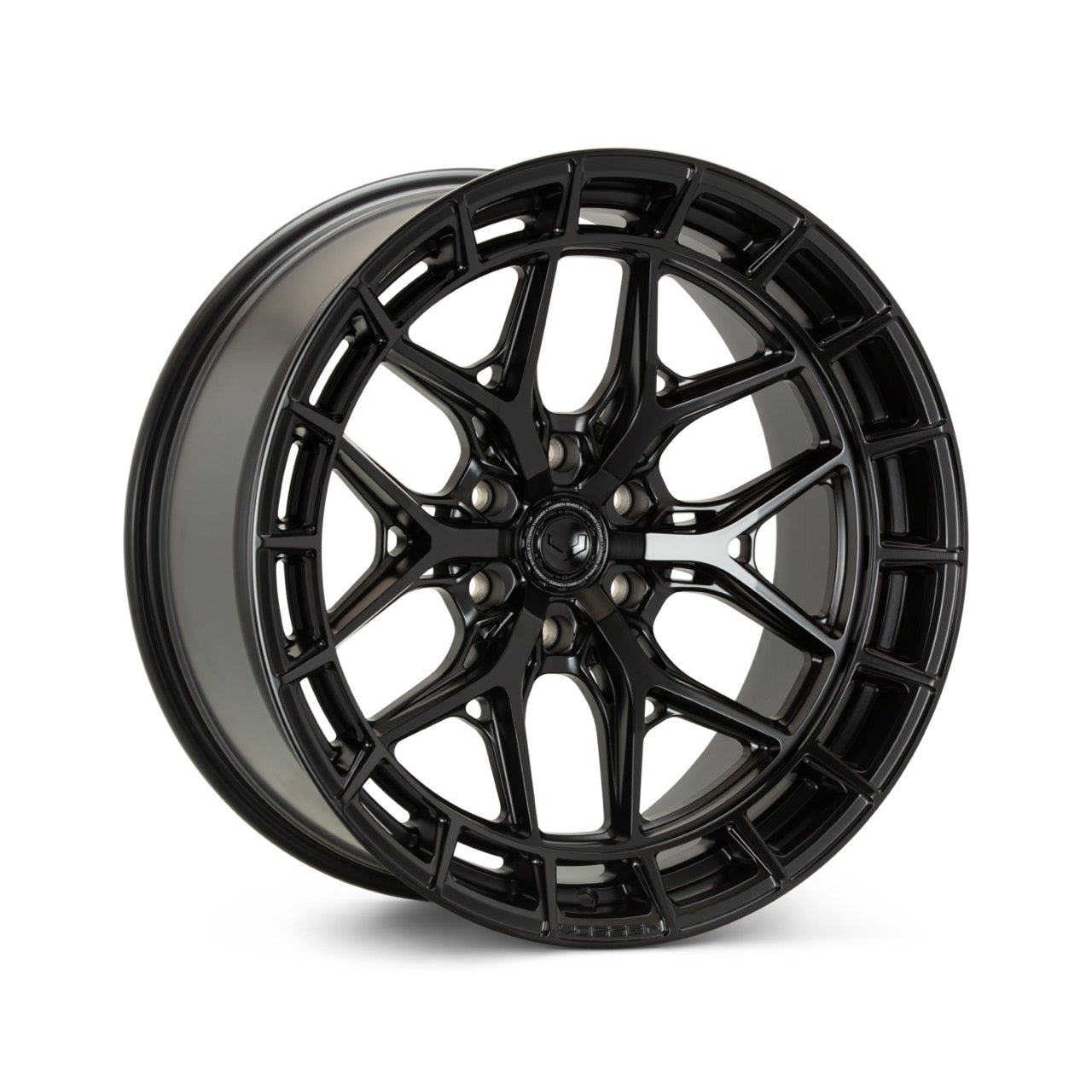 Vossen HFX1 Satin Black Wheel (24X10 6X135 ET +25 DEEP) - Trucks R Us