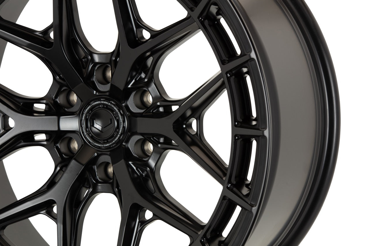Vossen HFX1 Satin Black Wheel (24X10 6X135 ET +25 DEEP) - Trucks R Us