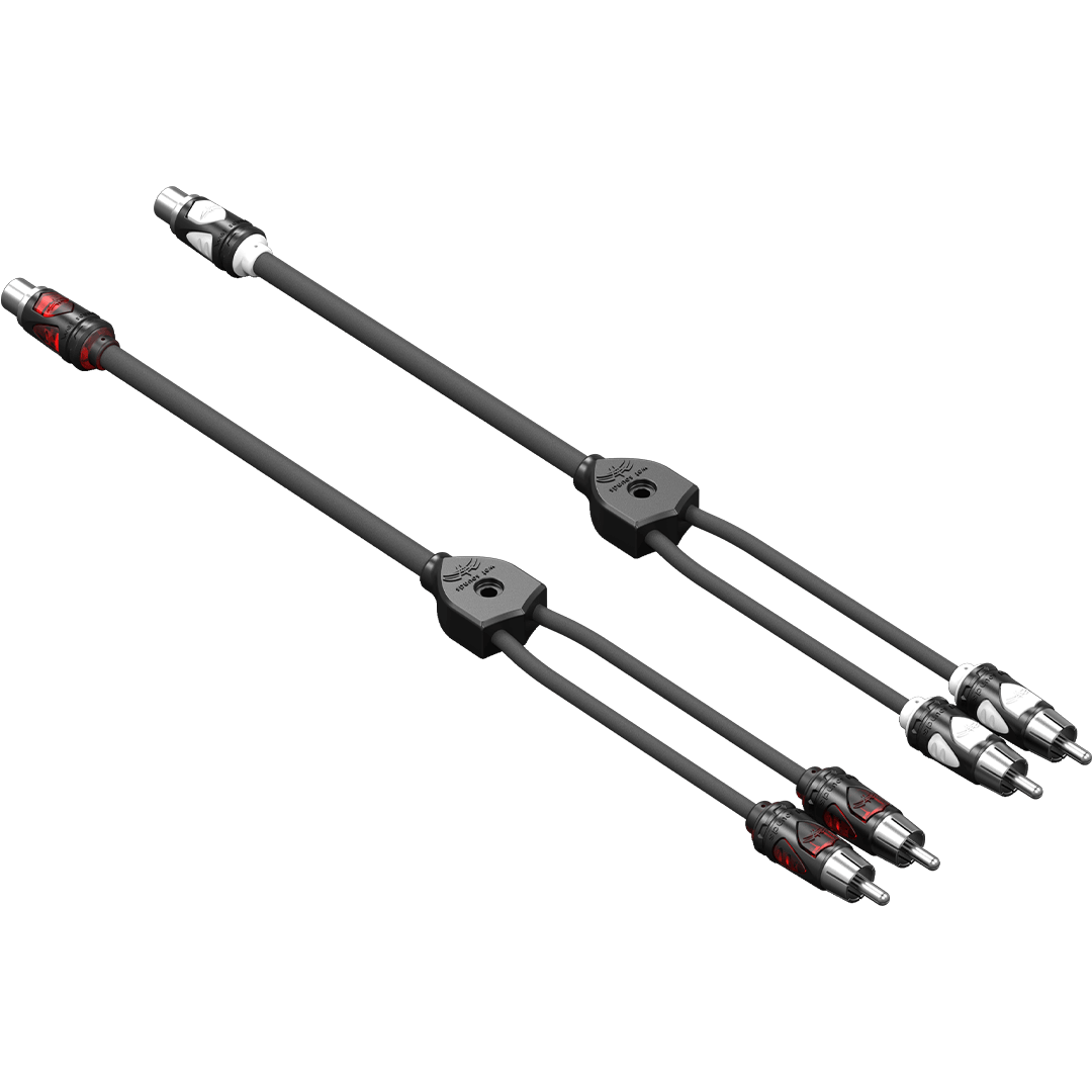 WWX-RCA F-2M Y | RCA Y Adapter Female to 2 Dual Male