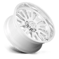 XD864 22X10 6X135 POLISHED -18MM