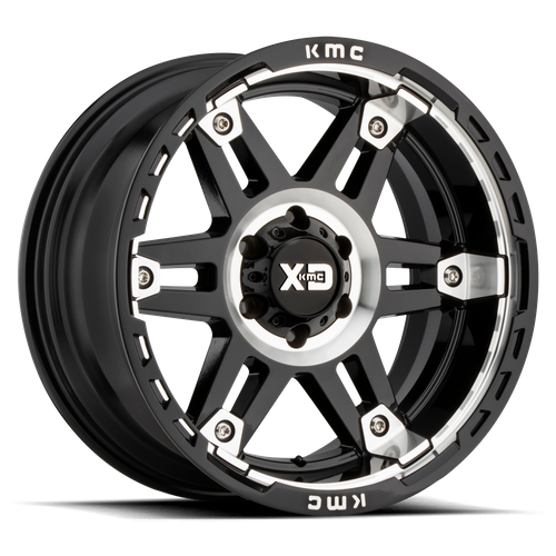 XD840 20X10 8X180 G-BLK MACH -18MM