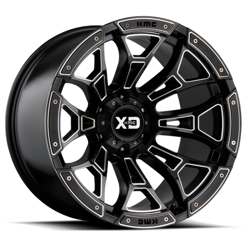 XD841 18X9 5X4.5 G-BLK MILL 0MM