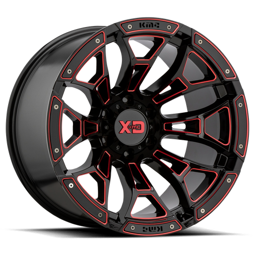 XD841 20X10 8X6.5 G-BLK MILL RTCC -18MM