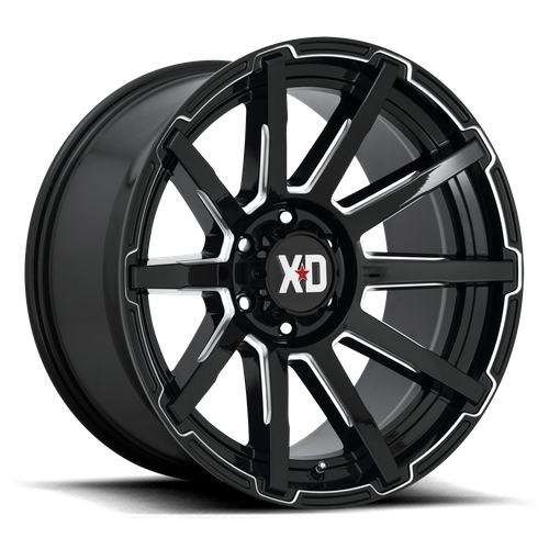 XD847 18X9 6X5.5 G-BLK MILL 12MM