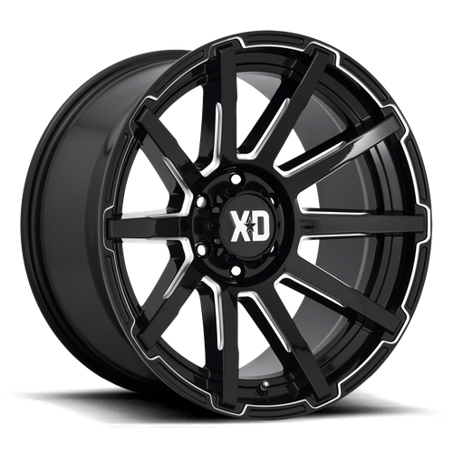 XD847 20X10 5X5.0 G-BLK MILL 12MM