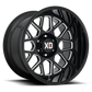 XD849 20X10 8X6.5 G-BLK MILL -18MM